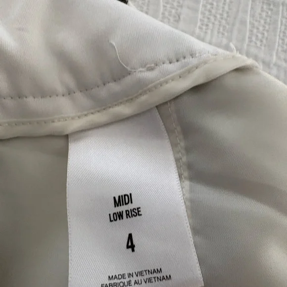 Express Black and White Striped Women's Shorts - Picture 3 of 4